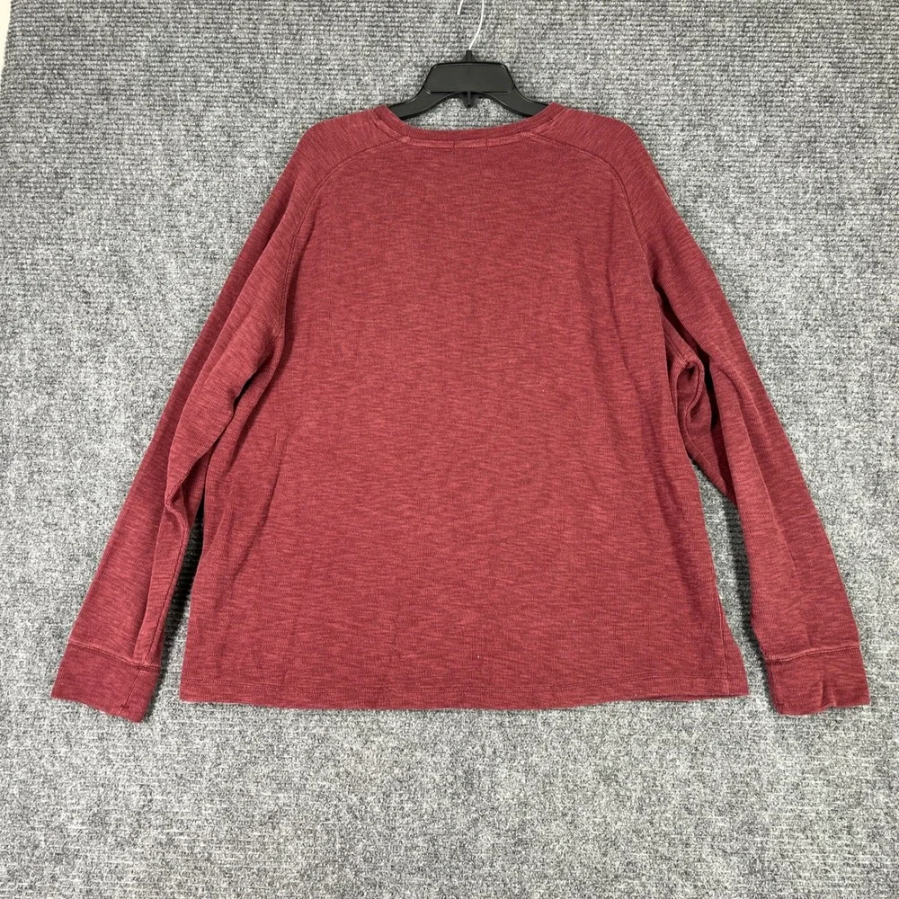 Banana Republic Crewneck Sweatshirt Mens XXL Slub Knit Raglan Sleeve Casual Wear